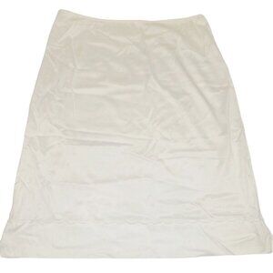 Vintage Sears Half Slip Ivory Nylon Size Small Fits 24-26" Waist Anti Cling